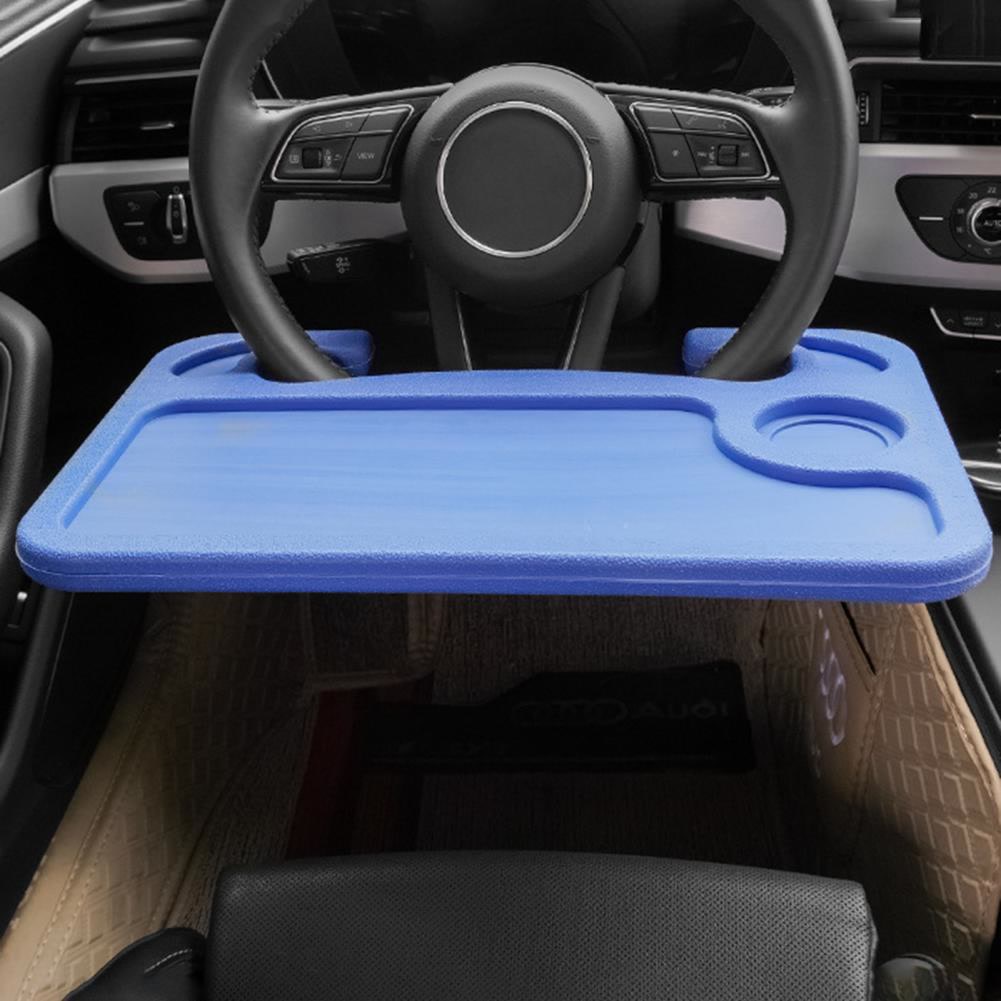 Car Steering Wheel Table Versatile Car Laptop Desk Mount Stand Steering Wheel Tray for Work Dining Coffee Convenient Car Tray