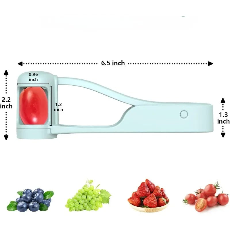 Tomato Slicer Cutter Grape Tools Cherry Fruit Salad Splitter Artifact For Toddlers Kitchen Accessories For Baby Fruit Cut Gadget